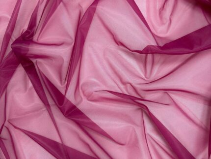 корсетная сетка в брусничном цвете для пошива нижнего белья