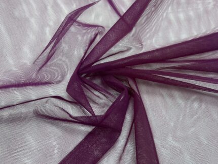 бюстовая неэластичная сетка сливового цвета для пошива нижнего белья