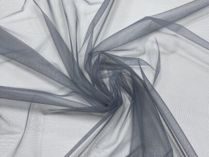 бюстовая неэластичная сетка в цвете серый кремень для пошива нижнего белья