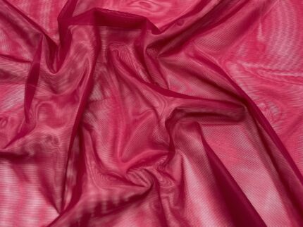 корсетная сетка бордовая